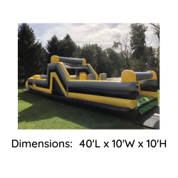 40 Foot Pittsburgh Colors Obstacle Course