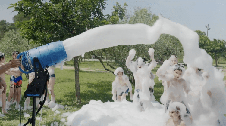 Foam party - pick up / no attendant option
